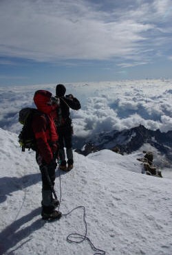 Auf der Spaghetti Runde Parrotspitze