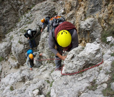 Mit Bergführer in der Watzmann Ostwand