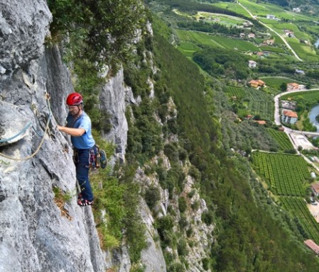 Klettern im Sarce Tal In der Archai in Arco am Gardasee